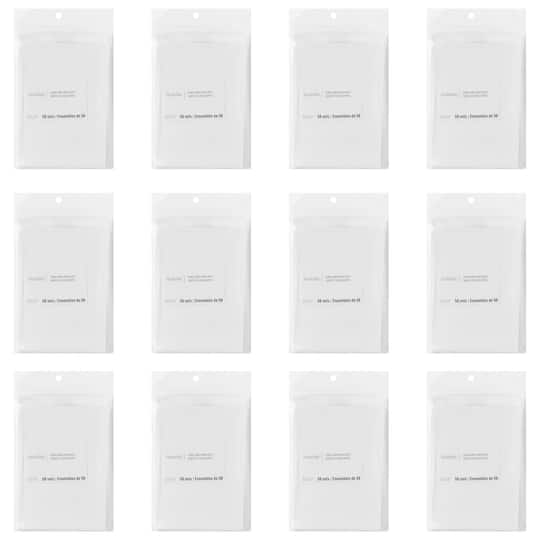 12 Packs: 50 ct. (600 total) 3.5" x 4.87" White Folded Cards & Envelopes by Recollections™